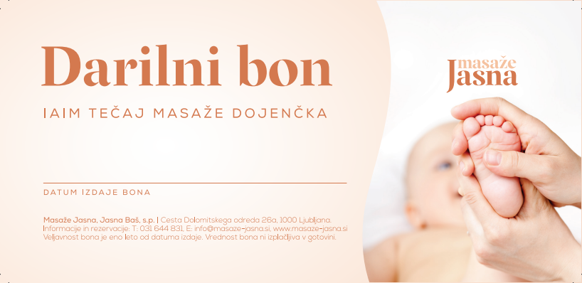 Darilni bon - Masaža dojenčka